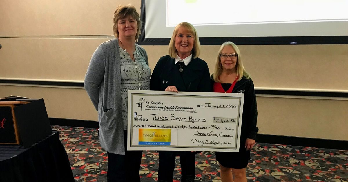 Dakota Boys and Girls Ranch the Recipient of a St. Joseph's Community Health Foundation Twice-Blessed Grant