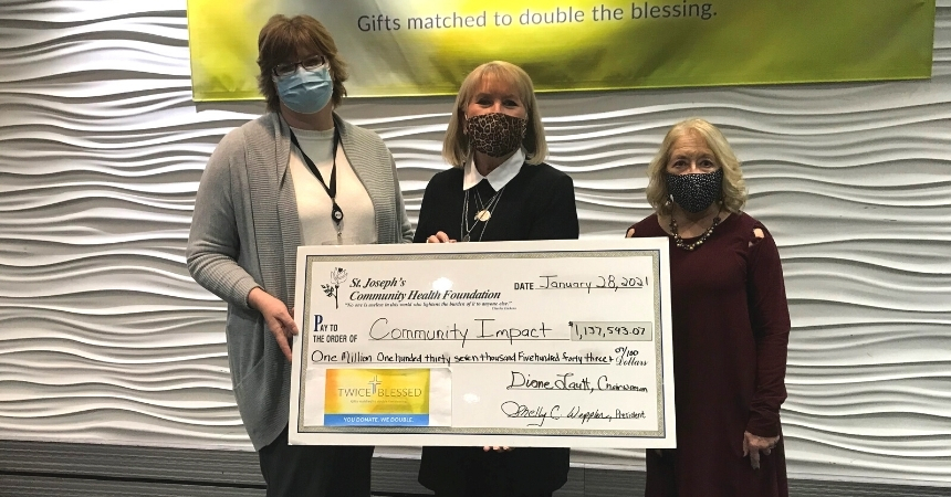 Dakota Boys and Girls Ranch the Recipient of a St. Joseph’s Community Health Foundation Twice-Blessed Grant