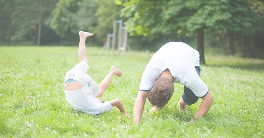 Therapy While Bouncing Up and Down and Doing Somersaults