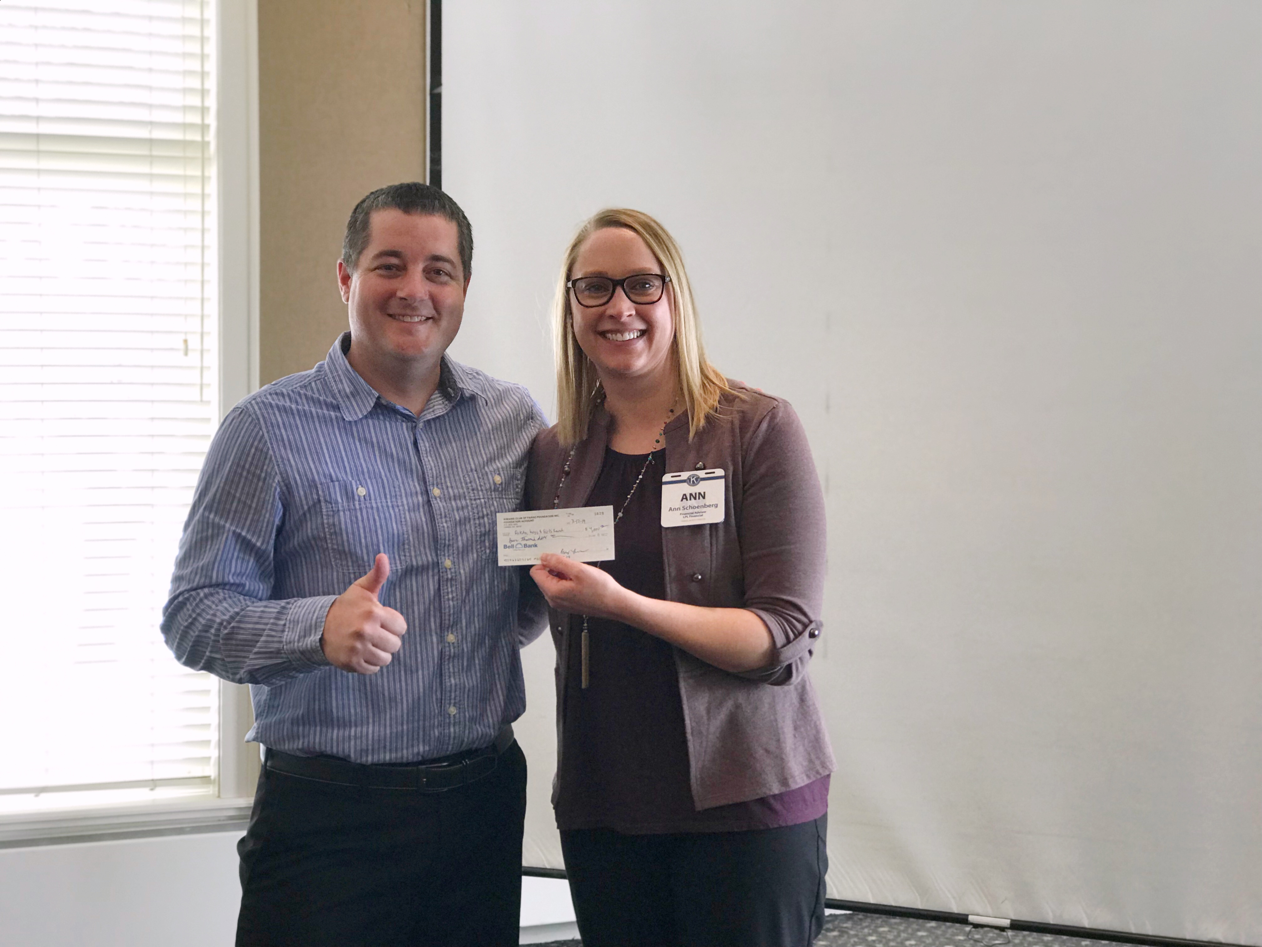 Kiwanis Club of Fargo Funds Purchase of Mattresses for Dakota Boys and Girls Ranch